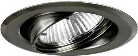Brumberg 01-71020 Niedervolt-Einbaustrahler aus Metall in Chrom/Silber, rund, verstellbar mit GU5.3 Fassung - Bild 1