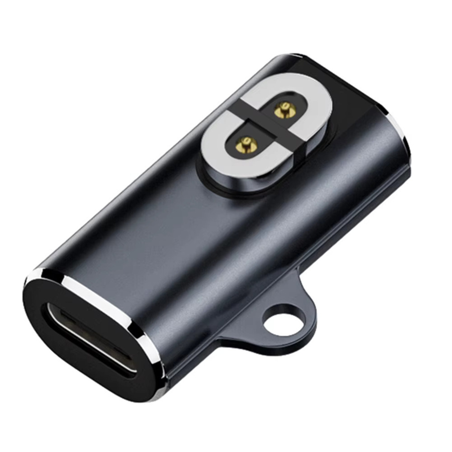 Shokz USB-C auf magnetischer Ladekabel-Adapter mit 90-Grad-Biegung in Schwarz - Bild 3