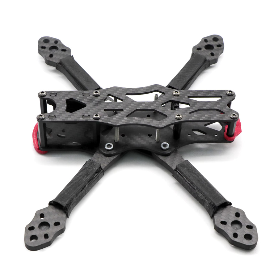 Readytosky Carbonfaser Quadcopter-Rahmen-Kit für APEX FPV Freestyle RC Racing Drohnen in Schwarz mit 5,5mm Armen (5 Zoll 225mm und 7 Zoll 295mm) - Bild 2