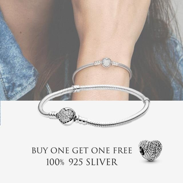 YIRAN Jewelry Armband 925 Sterling Silber, 19cm, Damen - Bild 1