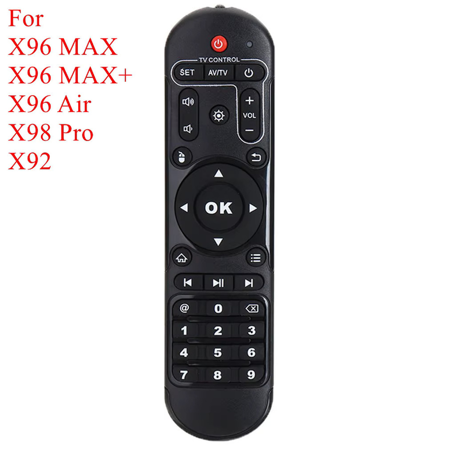 SkyBeats Universal-Fernbedienung für Android TV Boxen X96 Max, X96 Max Plus, X96 Air und X98Pro in Schwarz - Bild 2
