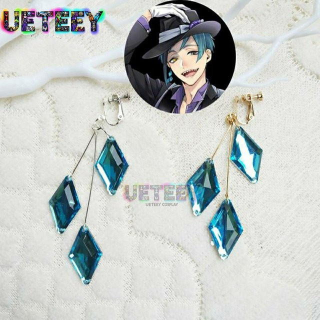 UETEEY Ohrringe, Kristall, Unisex - Bild 1
