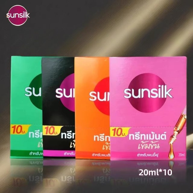 Sunsilk Haarmaske Leave-In Conditioner, 10 x 20 ml, für strapaziertes Haar - Bild 1