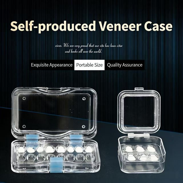 JNSUR Dental Clear Membrane Box, Transparente Aufbewahrungsbox für Zahnprothesen - Bild 1