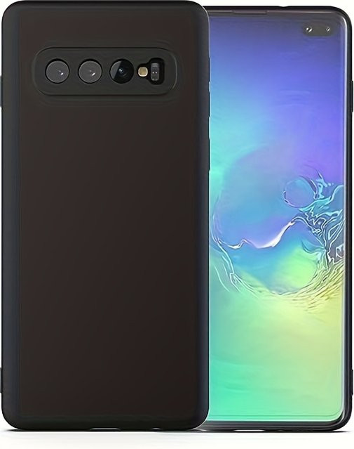 Stoßfeste Silikon Schutzhülle für Samsung Galaxy S10 Plus, S10 oder S10e in Blau oder Schwarz - Bild 1