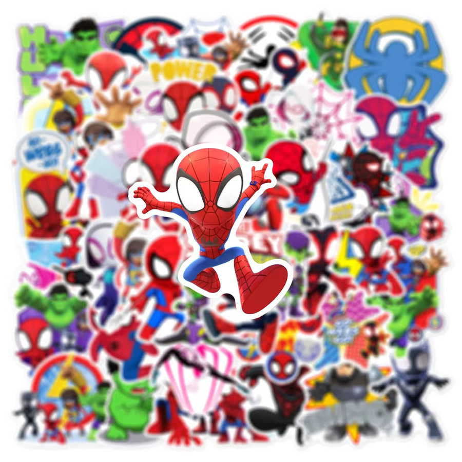 Marvel Spider-Man und seine Freunde, Aufkleber, 10/30/50 Stück - Bild 2