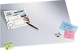 Durable Schreibunterlage transparent mit Dekorrille, blendfrei und rutschfest, B: 65,0 cm, T: 50,0 cm - Bild 1