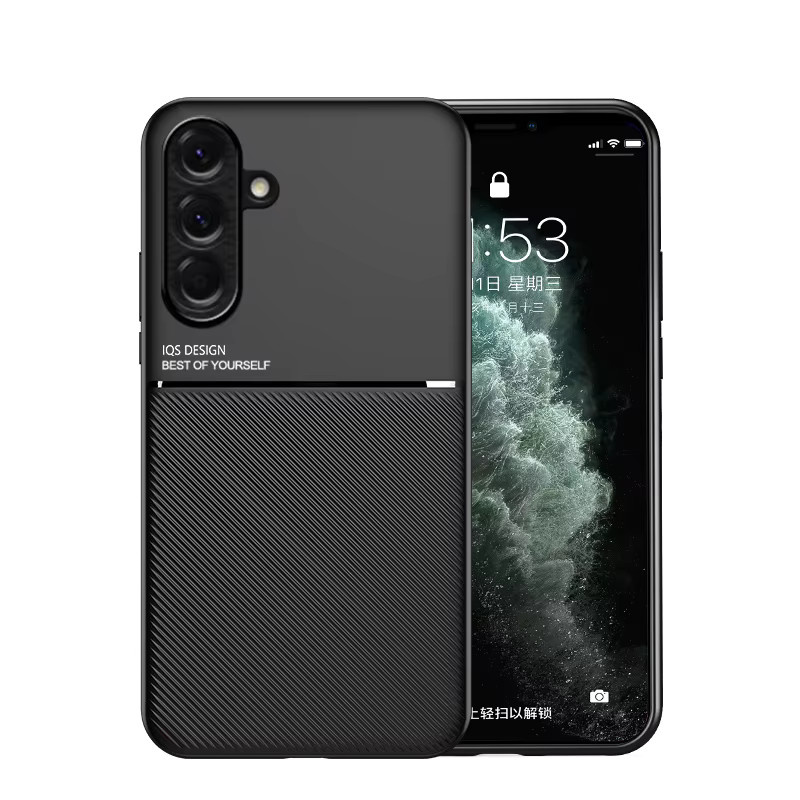 Matte magnetische Handyhülle für Samsung Galaxy A57 A56 A37 A36 A26 A17 A16 A07 A06 rutschfest in Schwarz und Blau - Bild 4