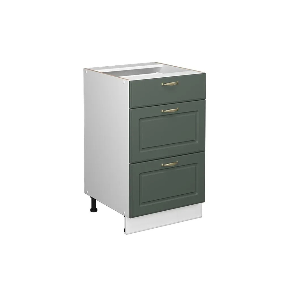 Vicco Küchenunterschrank Fame-Line Landhaus Grün-Gold-Weiß Breite: 50 cm - Bild 2