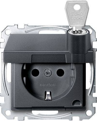 Merten Steckdose System M in Anthrazit MEG2315-0414 - Bild 1