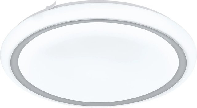 Eglo LED-Deckenleuchte Frantoio in Weiß und Chrom aus Stahl mit warmweißem Licht - Bild 1