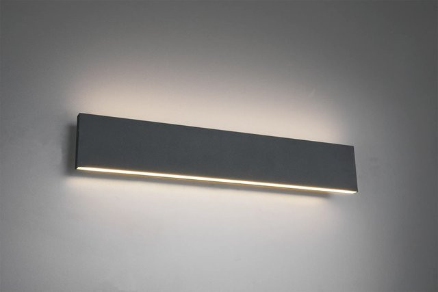 Trio Leuchten Concha LED-Wandlampe Anthrazit dimmbar B: 80 cm, H: 47 cm - Bild 1