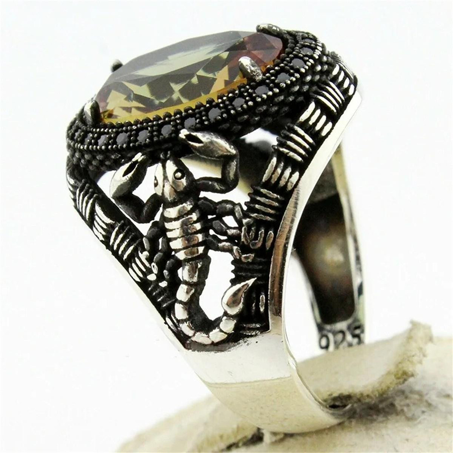 Lucky Star Jewelry Siegelring, Zinklegierung, Silber, Zirkonia, Herren - Bild 2