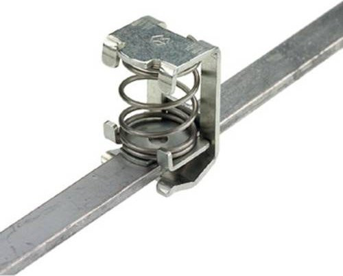 Weidmüller Klemmbügel 1592810000-10 aus Stahl in Silber, 10 Stück - Bild 1