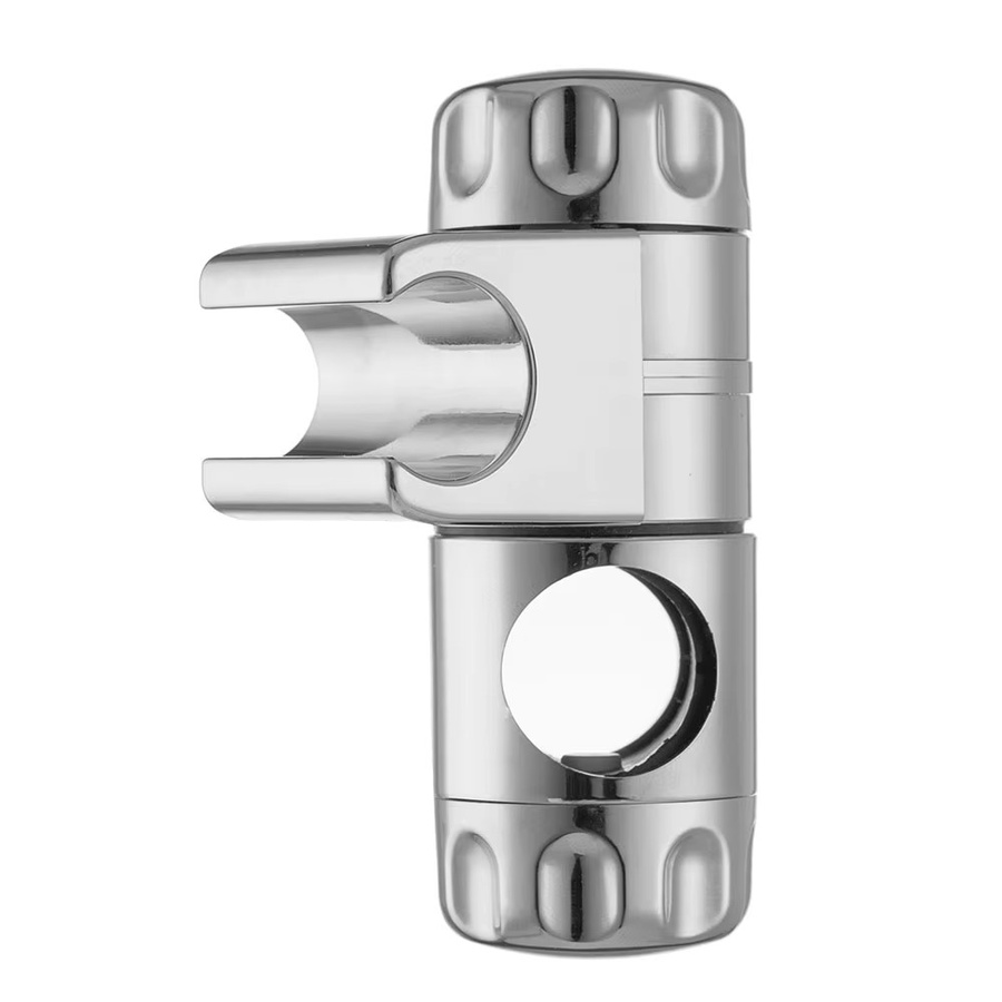Everso Duschstange mit verstellbarem Duschkopfhalter in Chrom/Silber - Bild 3