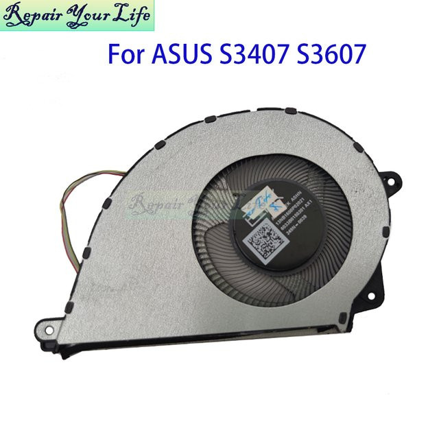 Asus Laptop CPU Lüfter Kühler in Silber für Vivobook S3407 S3607 S3607CA S3607QA S3407QA S3407CA 13NB1680P01011 - Bild 1