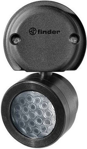 Finder Bewegungsmelder 18.81.8.230.0002 für Außenbereich, Anthrazitgrau, Durchmesser: 52 mm, Höhe: 107,3 mm - Bild 1
