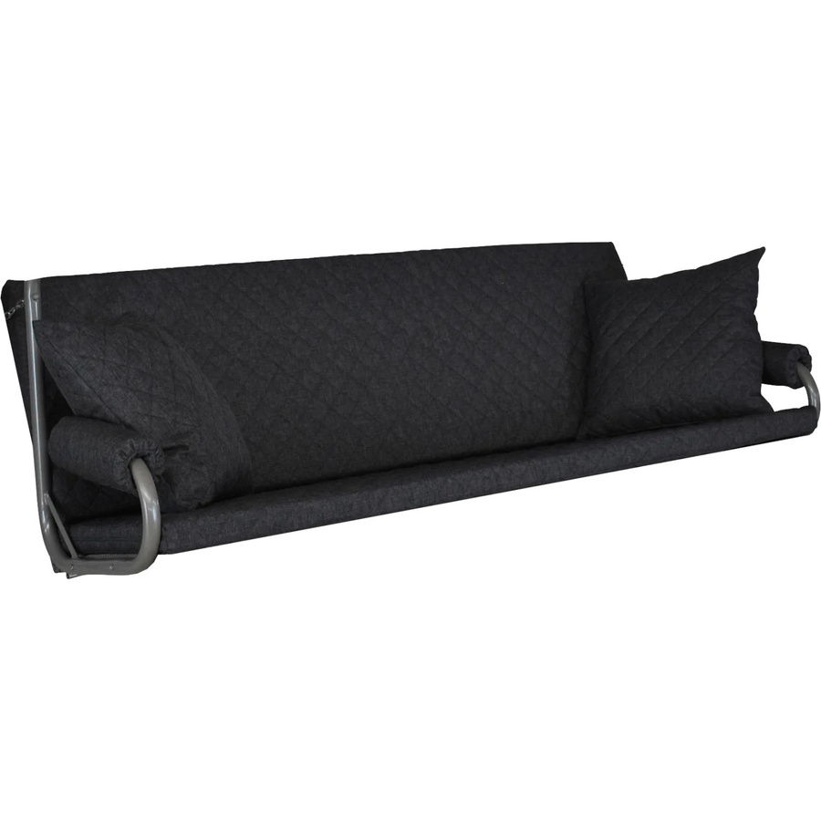 Angerer Hollywoodschaukelauflage Joy, Grau, B/L: 180 x 54 cm - Bild 2