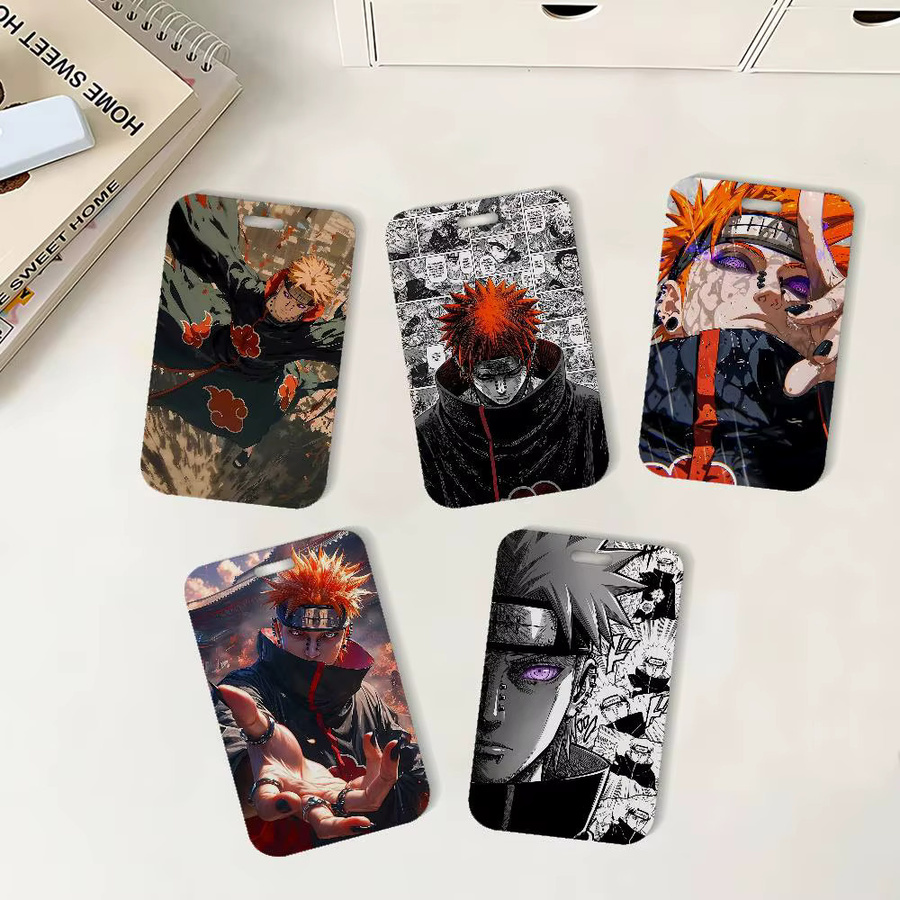 Naruto Anime Pain Nagato Ausweishalter mit Etui für Schule und Büro in Multicolour - Bild 2