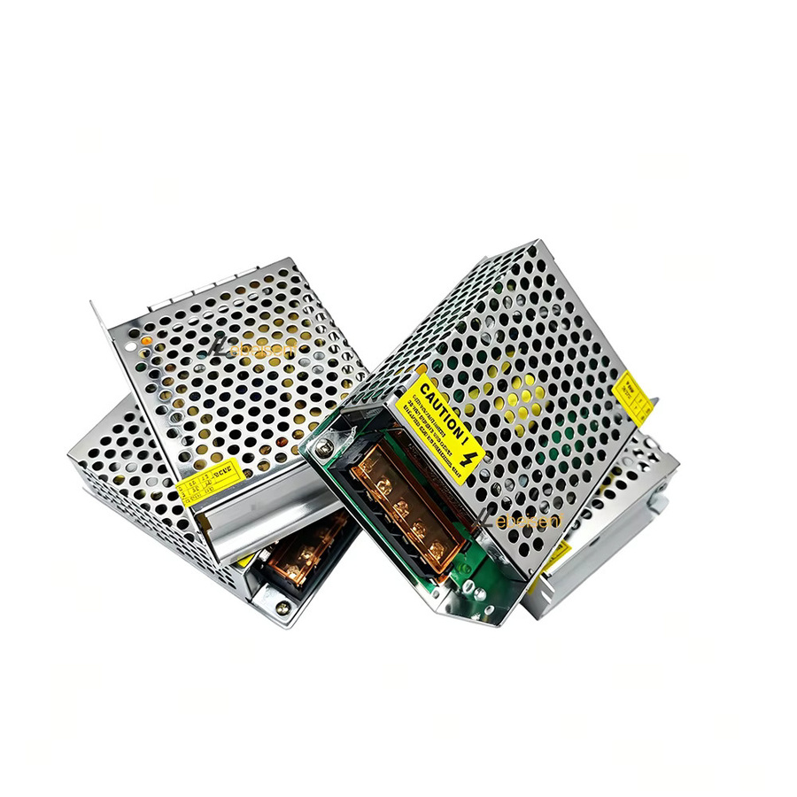 Lebeisenf DC 5V Schaltnetzteil als LED-Treiber für LED-Streifenbeleuchtung und DIY-Projekte, Farbe: Silber - Bild 2