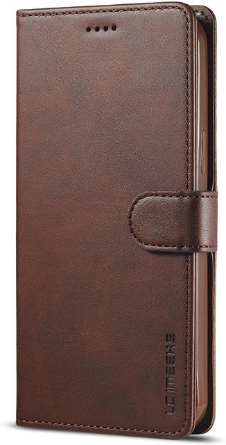 Leder-Wallet-Tasche für Samsung Galaxy S23 S24 S25 Ultra Plus und A-Serie in Braun - Bild 1