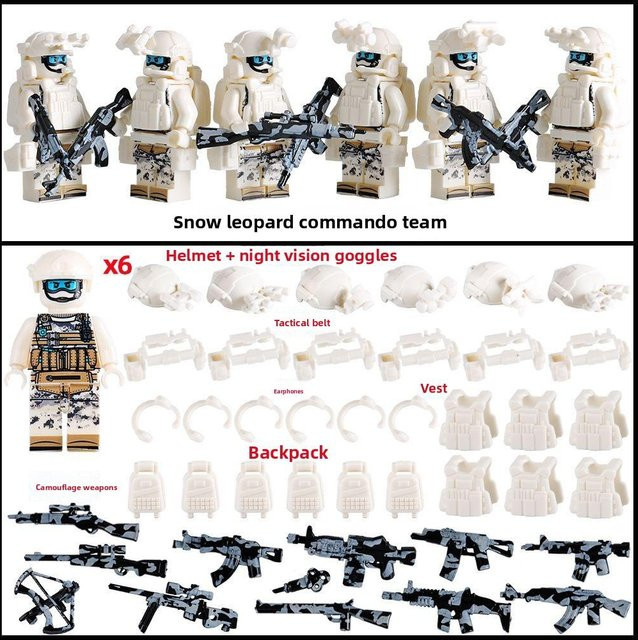 Linyi toy Militär und Polizei Soldaten, Grün, ab 14 Jahren - Bild 1