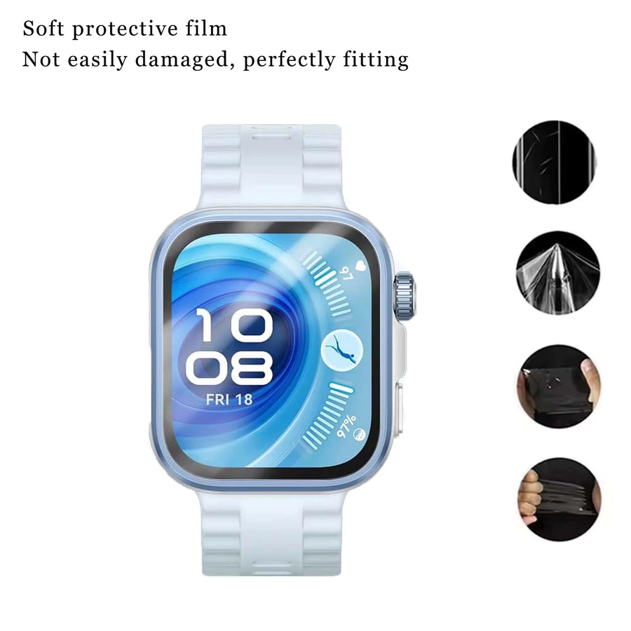 Displayschutz Hydrogel für Huawei Watch Fit 4, transparent - Bild 3