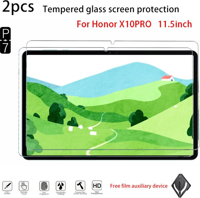 2 Stück Displayschutz aus gehärtetem Glas für Honor Pad X10 Pro, X9 Pro, X9A, X9, X8 Pro 11,5 Zoll in Transparent - Bild 1