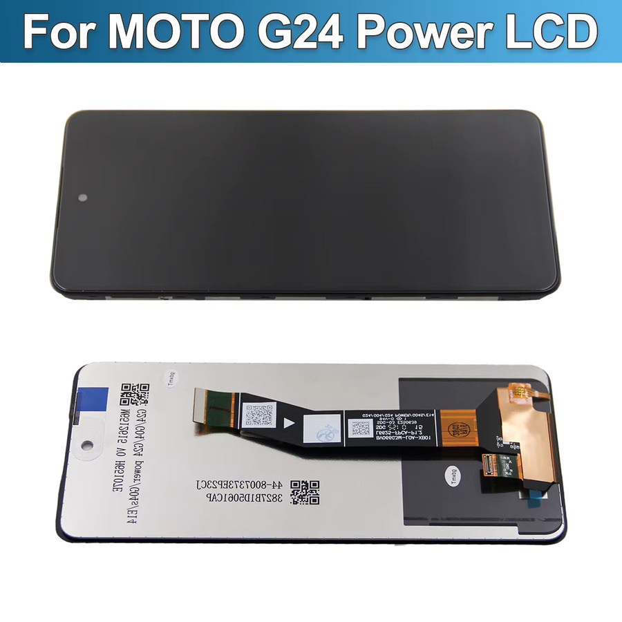 Motorola Moto G24 Power LCD Display mit Touchscreen Digitizer Montage Ersatzteil in Schwarz - Bild 4