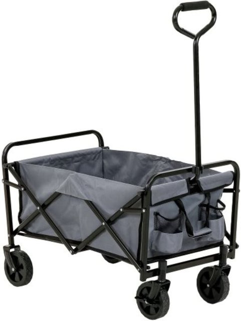 Faltbarer Bollerwagen mit Stahlrahmen bis zu 80 kg belastbar - Bild 1