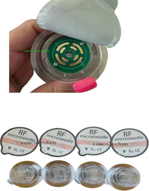 Comcolychen RF-Microneedling-Kartuschen, vergoldet, 10 Stück, Unisex - Bild 1