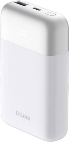 D-Link DPP-101 Powerbank 10000 mAh mit USB-A und USB-C in Weiß - Bild 1