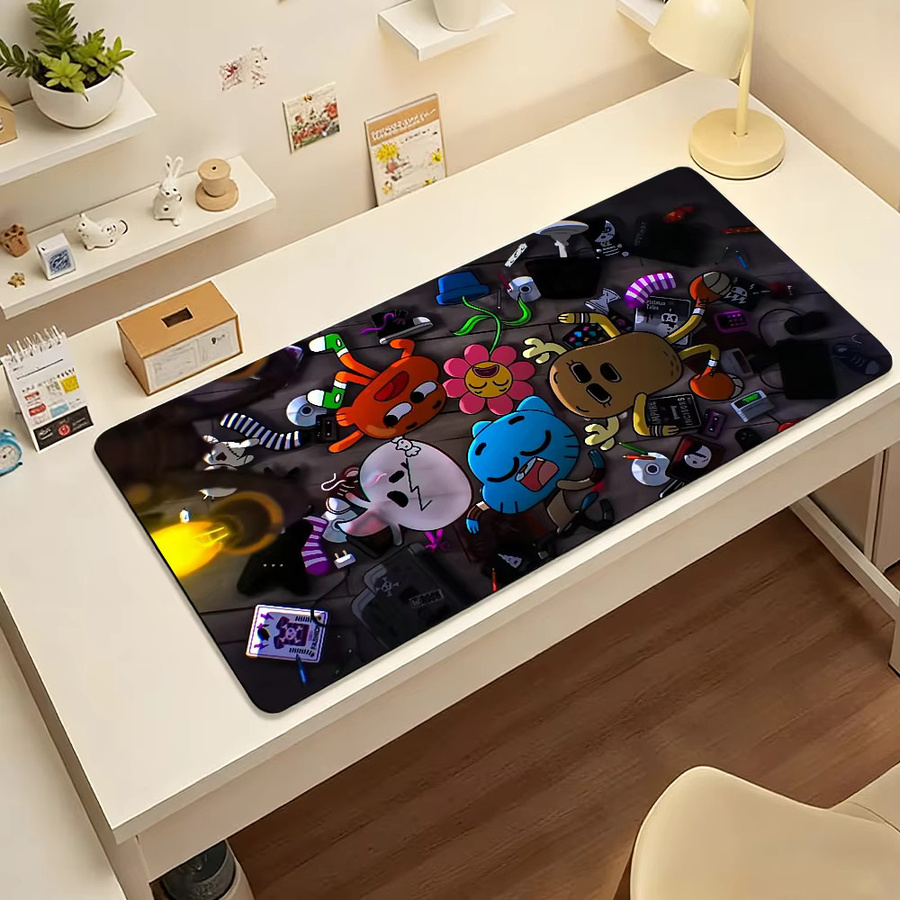 Cartoon W-World Of G-Gumballs Mauspad rutschfeste Schreibtischunterlage aus Gummi in Multicolour für PC und Laptop - Bild 6