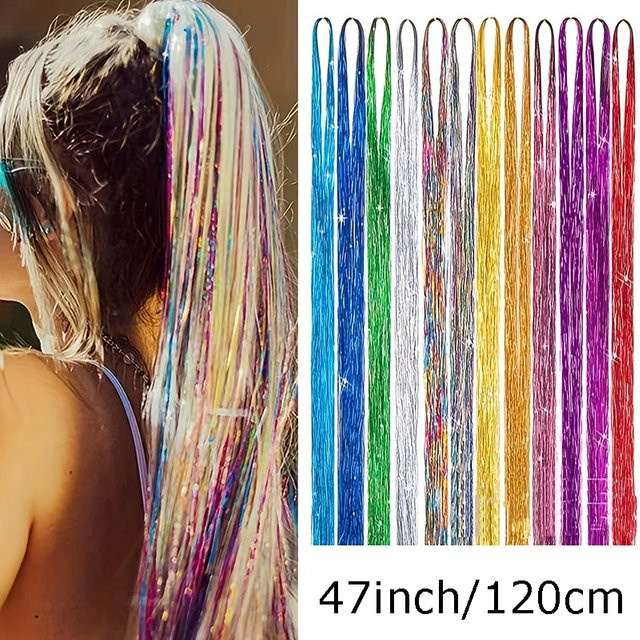 Horsepower star Haarverlängerungen, synthetisch, Regenbogen, Damen - Bild 1