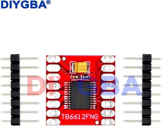 DNIGEF TB6612FNG Dual DC Stepper Motor Control Drive Expansion Shield Board Modul für Arduino Mikrocontroller, Rot - Bild 1