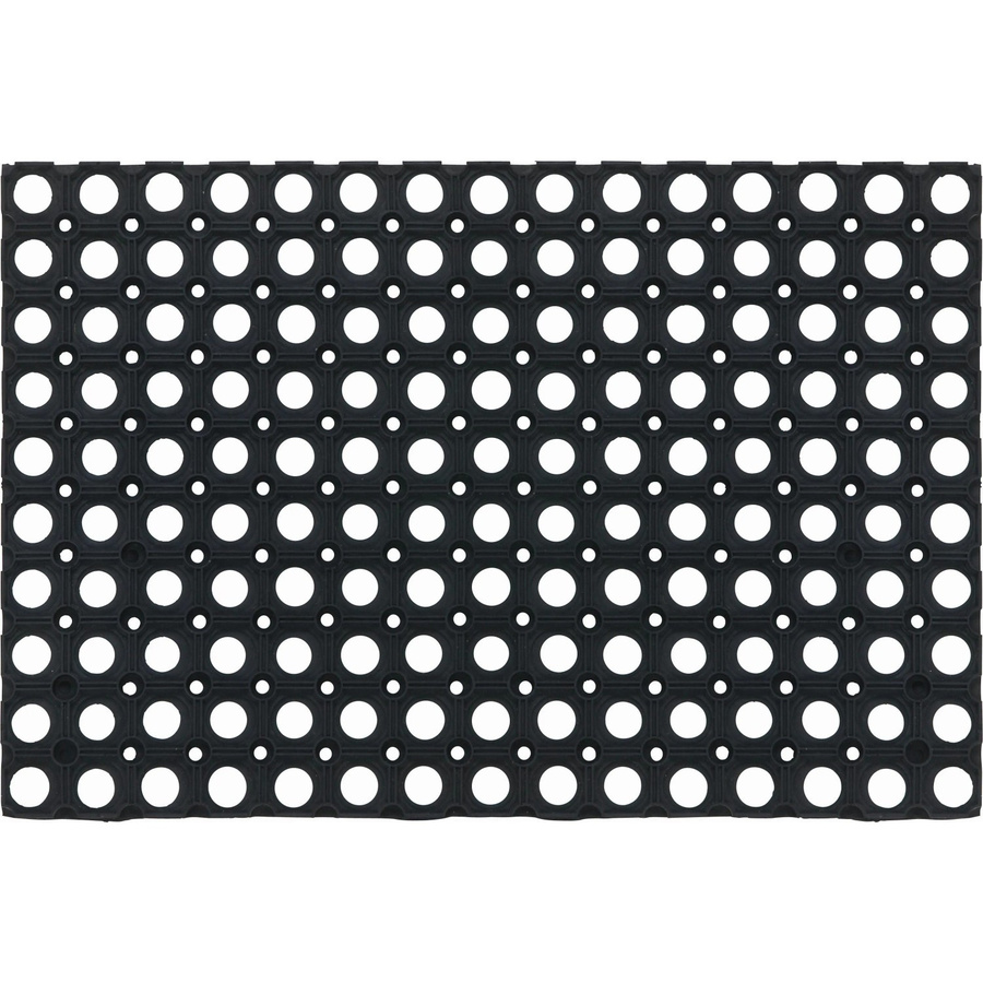 Mömax Fußmatte Ring Rubber Schwarz, B/B: 40 x 60 cm - Bild 2