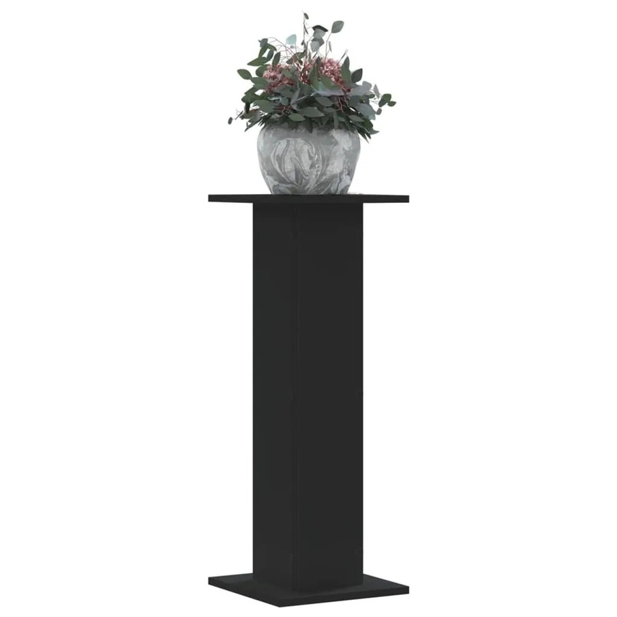 Set aus 2 Pflanzenständern von vidaXL in Schwarz aus Holzwerkstoff, B/T/H: 30 x 30 x 80 cm - Bild 2