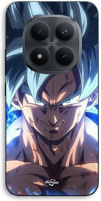 MANIACASE Handyhülle für Xiaomi Redmi Note 15 Pro Plus 5G aus Silikon TPU mit Dragon Ball Z Goku Ultra Instinct Design in Schwarz und Multicolour - Bild 1