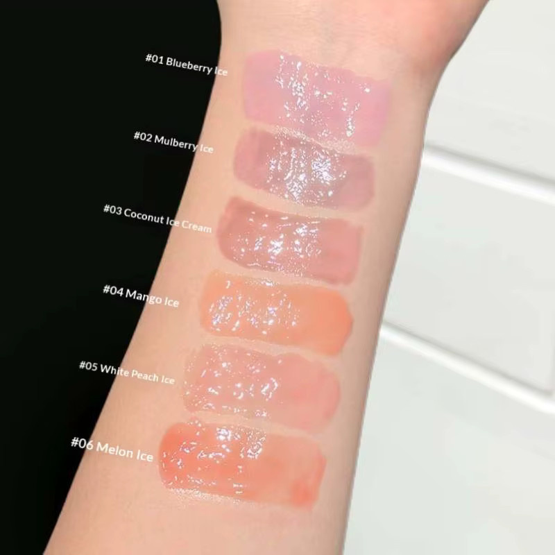 Cappuvini Lipgloss, Grau-Violett, Glänzend, Lippenöl - Bild 2