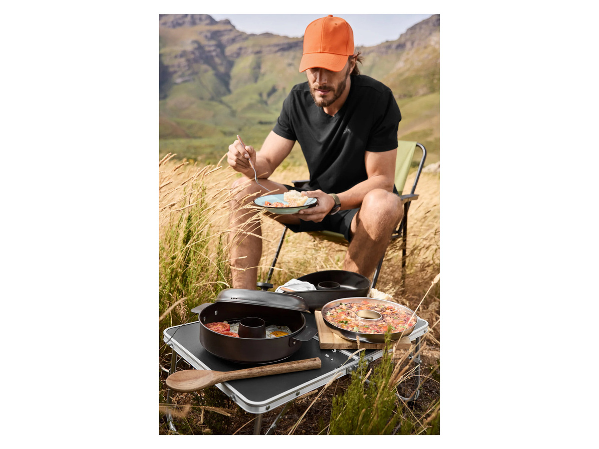 CRIVIT Camping-Backofen-Kit aus Edelstahl und Kunststoff - Bild 1