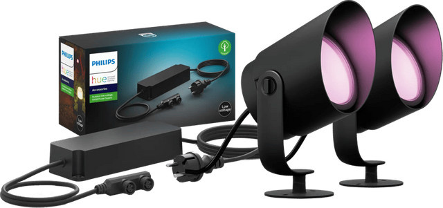 Philips Hue Lily XL LED Spießstrahler Starterset White & Color Doppelpack für Garten und Balkon - Bild 1