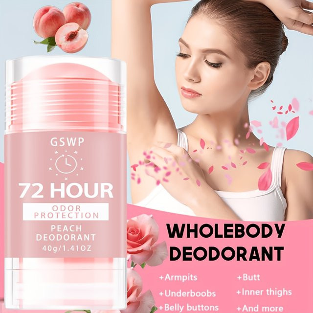 GSWP Pfirsich Deodorant-Stick, 40g/80g, Unisex - Bild 1