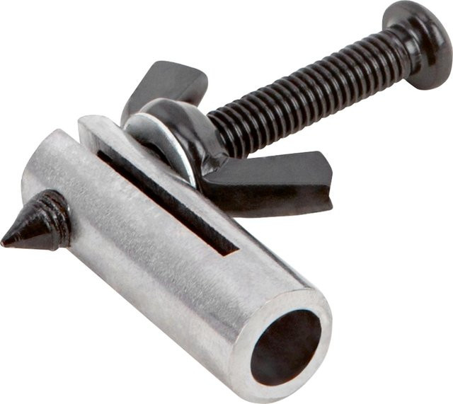 LUX-TOOLS Ersatz-Zirkelzentrierung für Oberfräse OF-1200 A in Silber aus Metall - Bild 1
