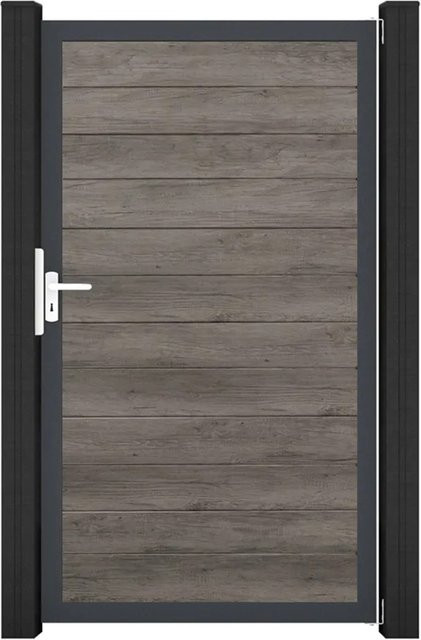 GroJa Tor 1-flg. Basicline Schmal Monument Oak Rahmen DB703, Breite: 100 cm, Höhe: 180 cm - Bild 1