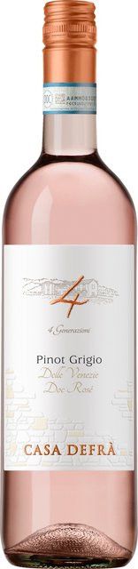 Casa Defrà Pinot Grigio Rosé, Italien, trocken, 0,75 l - Bild 1