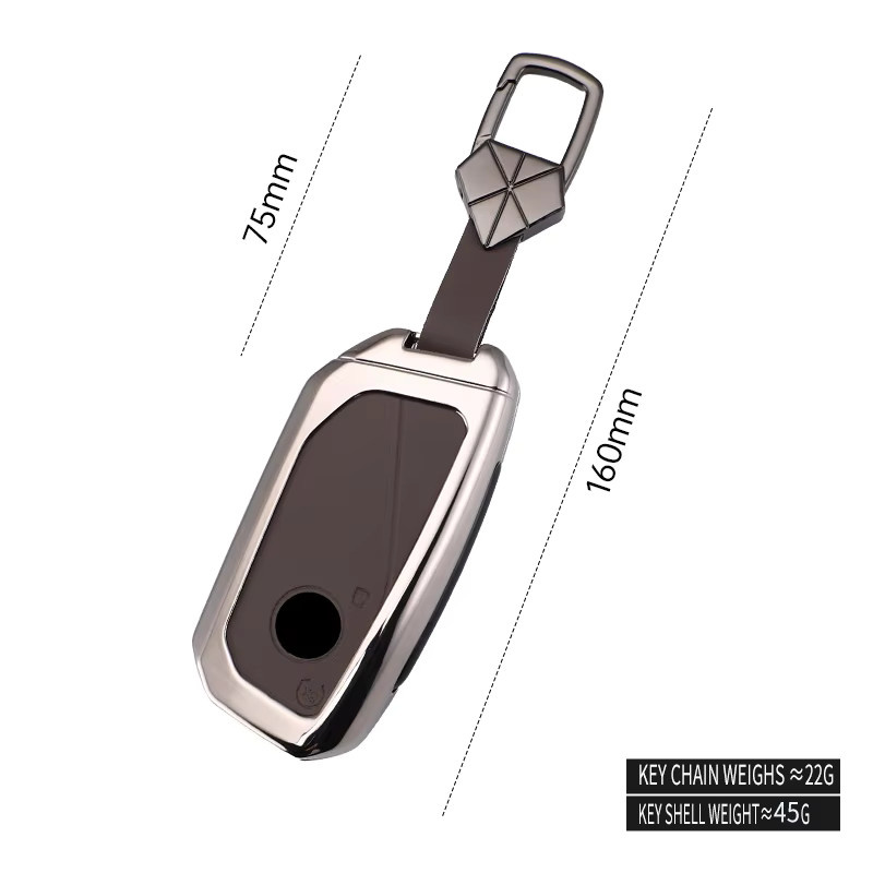 Cortex Smart Key Fob Case Cover Shell mit Schlüsselanhänger für BMW 7er XM IX I7 X7 G07 2023 - Bild 2
