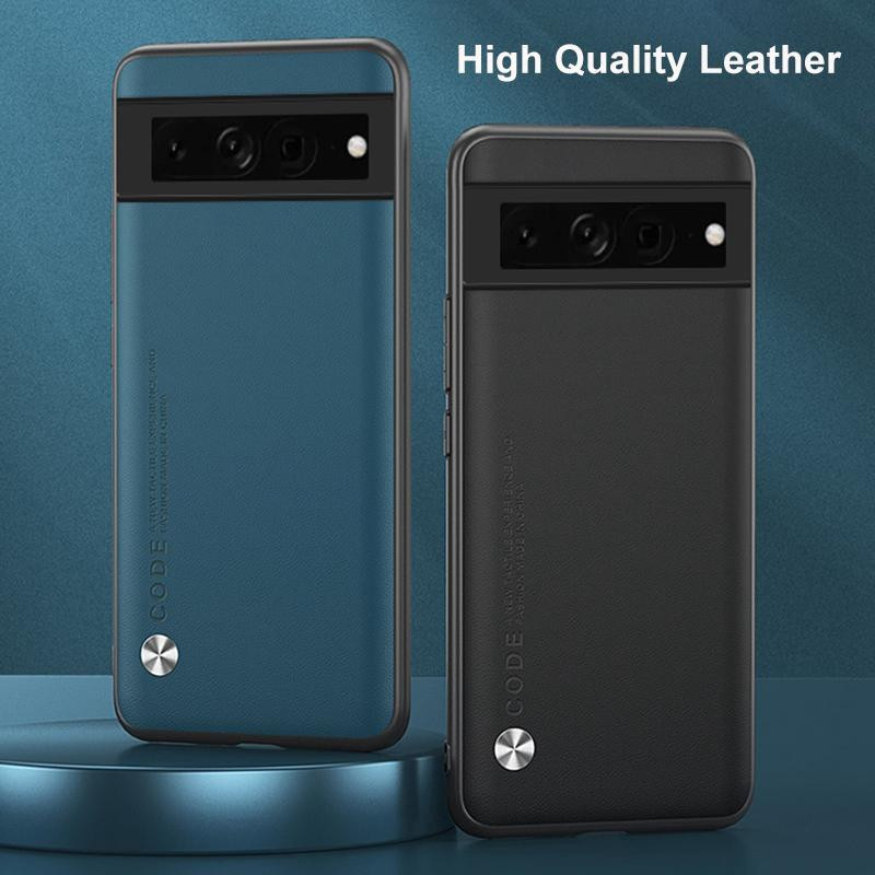 Stoßfeste und ultradünne PU-Lederhülle von SKIICAPA für Google Pixel 6 7 Pro 6A 5 4 XL 4A 5A 5G in Rot - Bild 2