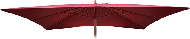 MCW Ersatz-Bezug für Holz-Sonnenschirm Lissabon, Farbe: Bordeaux, Material: Polyester - Bild 1