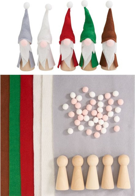 VBS Bastelset Figuren Wichtel Weihnachtszeit - Bild 1