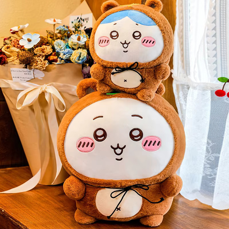 Chiikawa Tanuki Hachiware Usagi Plüschpuppe, Stofftier, 60cm - Bild 5